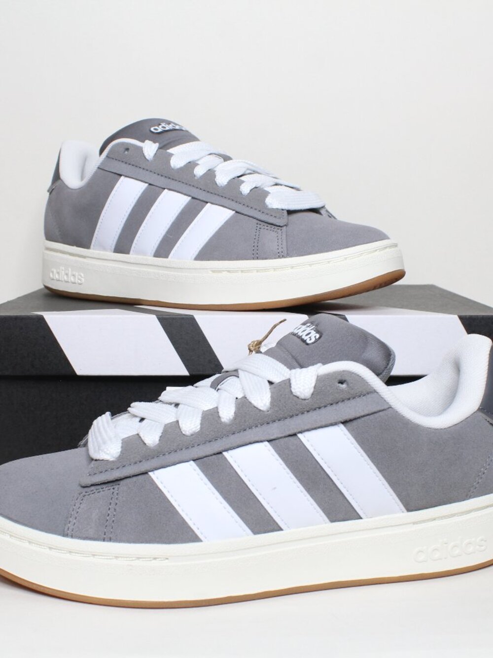 adidas Grand Court Alpha Shoes Grey Mens Size 10 New